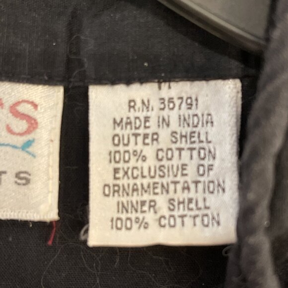 READ Vintage Passports of Pier 1 Imports Animal Zoo Embroidered Folk Vest Size M - Picture 4 of 13